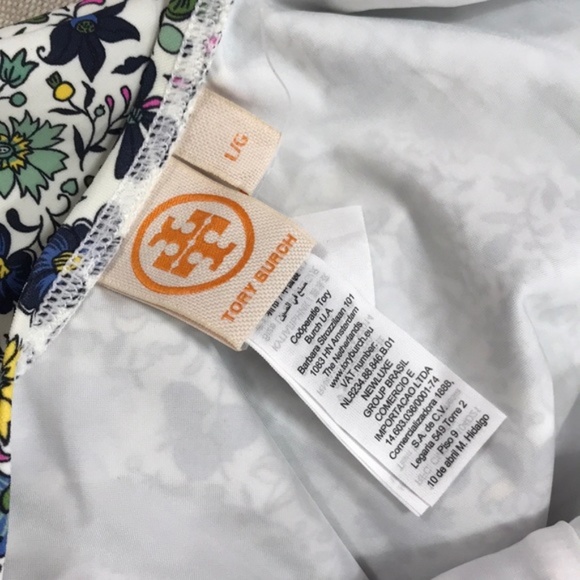 TORY BURCH Print Smocked One-piece Swimsuit - Picture 4 of 10